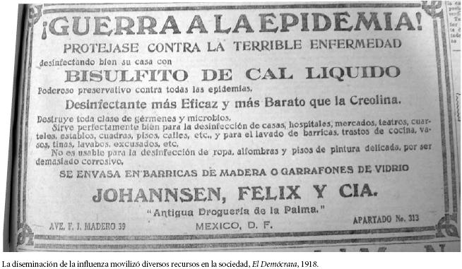 MÉXICO EN 1918  ACECHADA POR LA"GRIPE ESPAÑOLA" 
